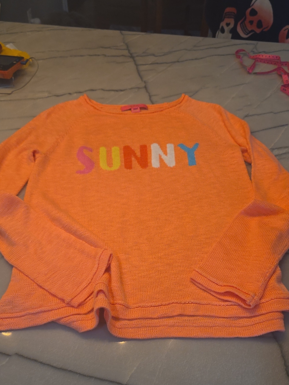 Lilly Pulitzer Coral  'SUNNY' Crewneck Sweater